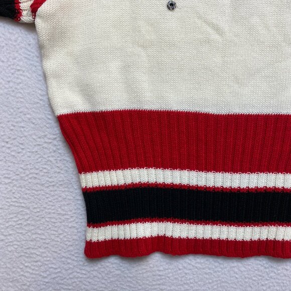 Vintage Dehen Sweater Childs M Beige Short Sleeve Knit 100% Acrylic Pullover - Picture 5 of 11